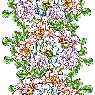 parlak çiçek desen arka plan