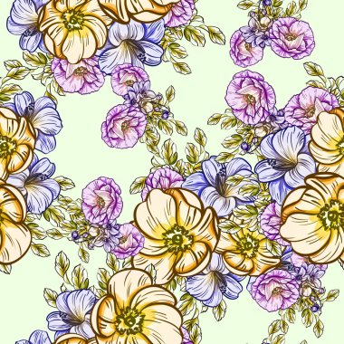 parlak çiçek desen arka plan