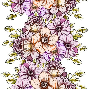 parlak çiçek desen arka plan