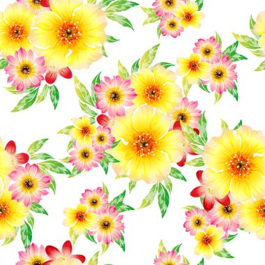 parlak çiçek desen arka plan