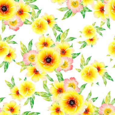 parlak çiçek desen arka plan