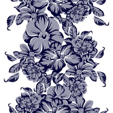 Klasik çiçek deseni