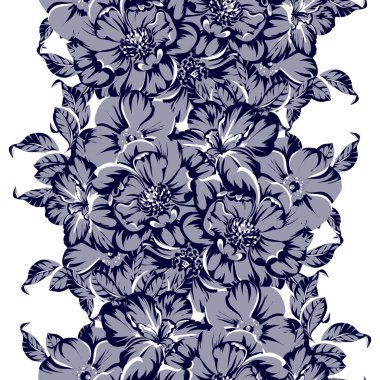 Klasik çiçek deseni