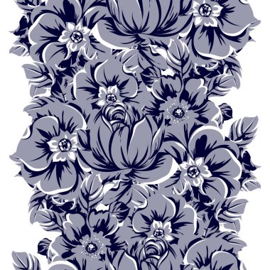 Klasik çiçek deseni