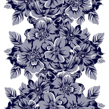 Klasik çiçek deseni