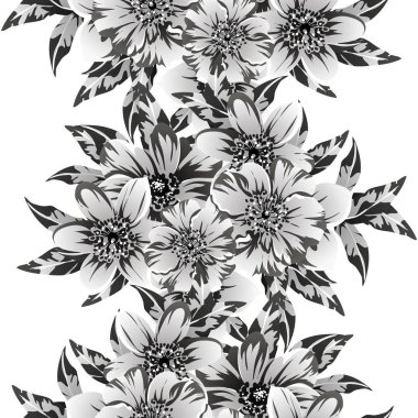 Klasik çiçek deseni