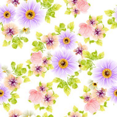 parlak çiçek deseni