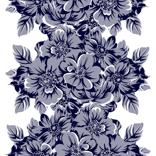 Vintage flowers pattern — Stock Vector