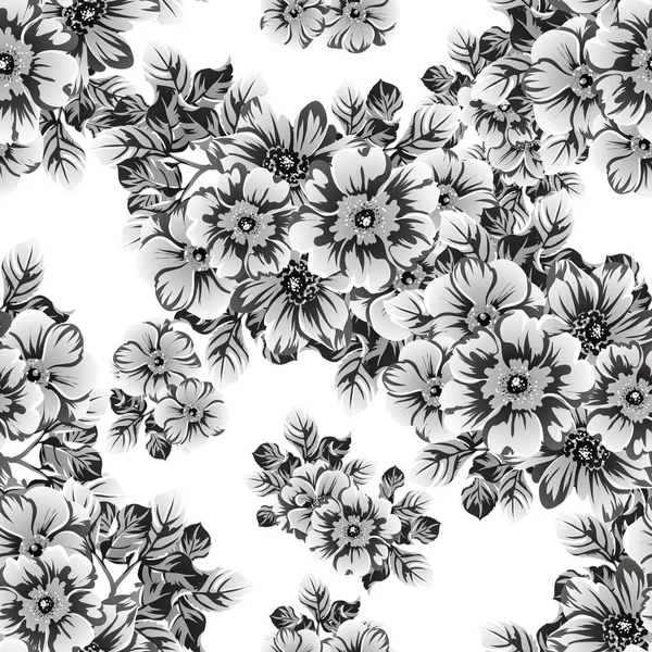 Vintage Blumen Muster — Stockvektor