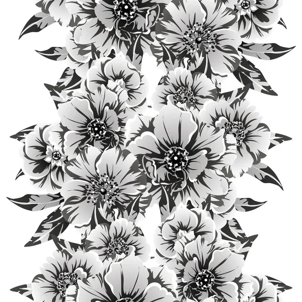 Vintage λουλούδια μοτίβο — Διανυσματικό Αρχείο