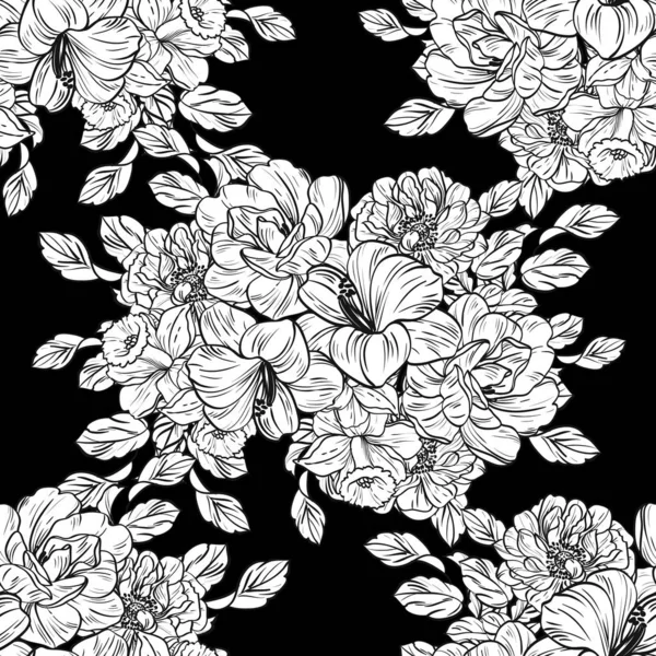 ภาพเวกเตอร ของพ นหล ปแบบดอกไม นเทจ — ภาพเวกเตอร์สต็อก