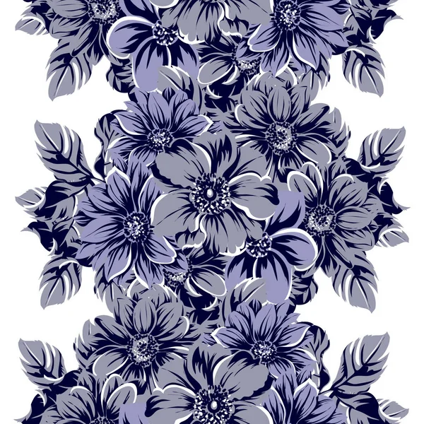 vintage çiçek desen arka plan vektör çizim