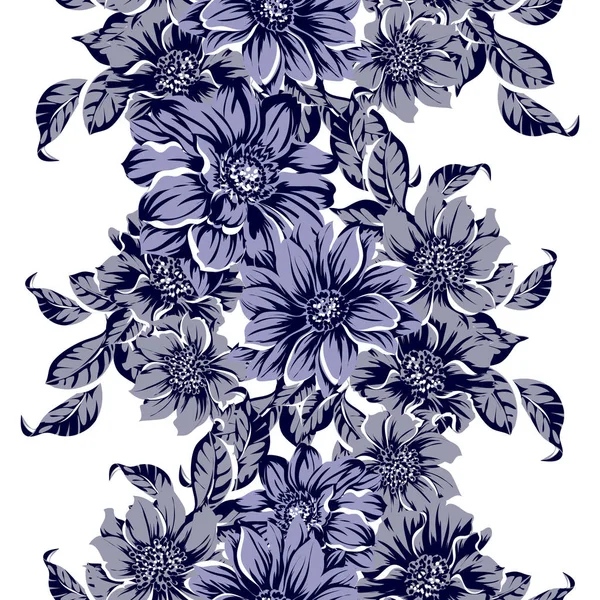 vintage çiçek desen arka plan vektör çizim