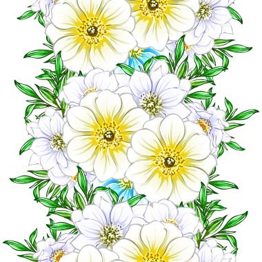 vektör çizim parlak çiçek desen arka plan