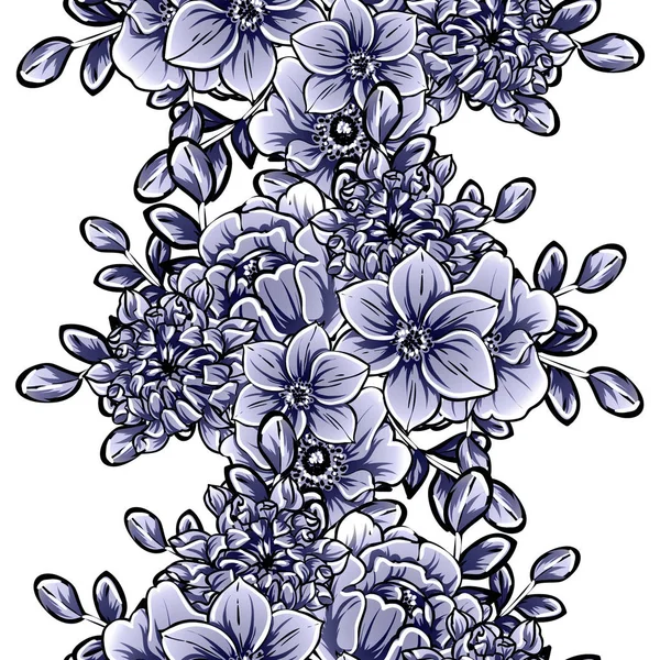 复古花样式背景的向量例证 — 图库矢量图片