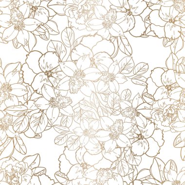 bej çiçekler arka plan, vektör illüstrasyon pankartı