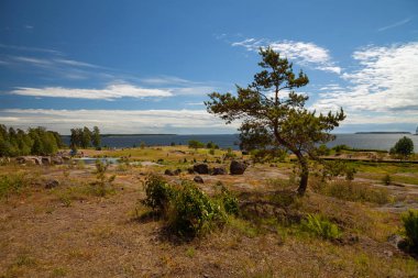 Kotka, Finlandiya - Katariina Seaside Park, Finlandiya Körfezi, Baltık Denizi