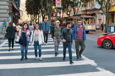 Powell street, San Francisco, Amerika Birleşik Devletleri, 7 Aralık 2017