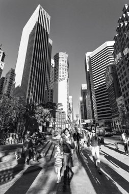 Market street, San Francisco, ABD, 4 Aralık 2017