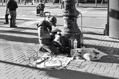 Market street, San Francisco, ABD, 7 Aralık 2017.