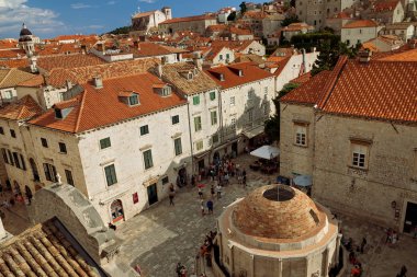 Dubrovnik, Dalmaçya, Hırvatistan - Dubrovnik, Onofrio Çeşme, 5 Eylül 2018 Old Town