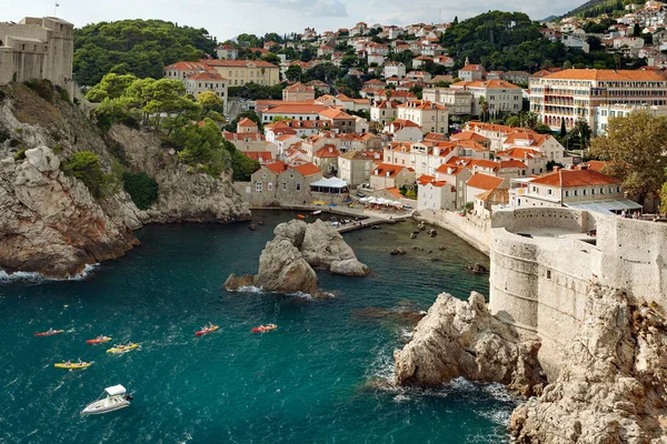Dubrovnik Dalmatia Croacia Casco Antiguo Dubrovnik Fortaleza Lovrijenac — Foto de Stock