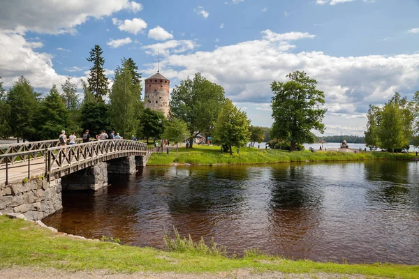 Savonlinna Finlândia Castelo Olavinlinna — Fotografia de Stock