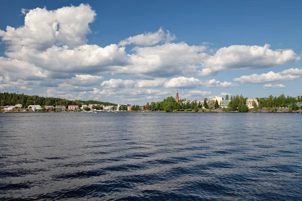 Savonlinna Södra Savolax Finland Utsikt Från Saimaa Lake Sommar — Stockfoto