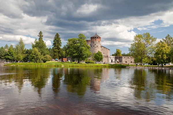 Savonlinna Finlândia Castelo Olavinlinna — Fotografia de Stock