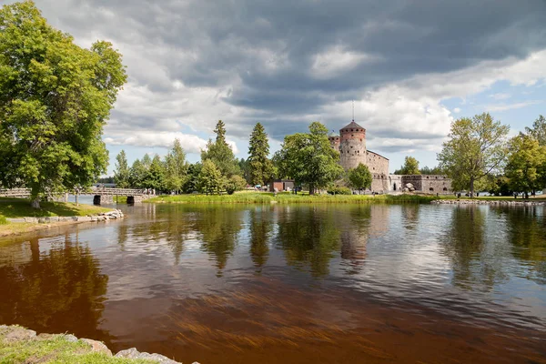 Savonlinna Finlândia Castelo Olavinlinna — Fotografia de Stock