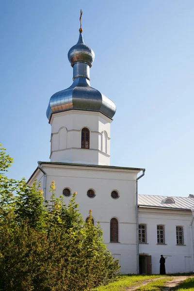 Mosteiro São Jorge Yuriev Veliky Novgorod Rússia Aldeia Yurievo Periferia — Fotografia de Stock