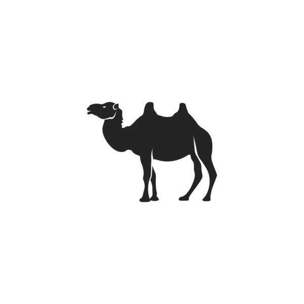 Σχέδιο Σιλουέτας Εικονιδίου Καμήλας Άγρια Ζώο Σύμβολο Και Στοιχείο Που — Διανυσματικό Αρχείο