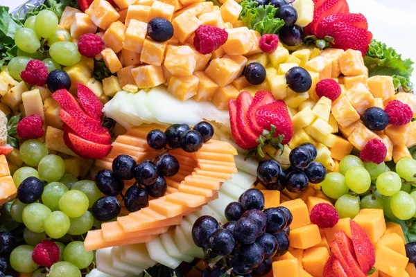 colorfull taze meyve tabağı