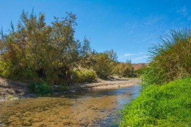 Güzel nehir vadisi, Suudi Arabistan, Al taif 'te.