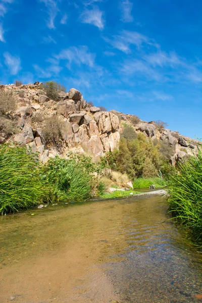 Hermoso Valle Del Río Ubicado Taif Arabia Saudita — Foto de Stock