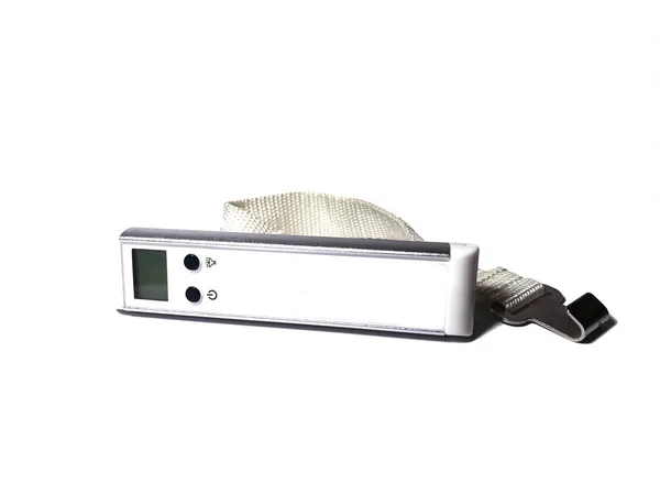 Elektronik ekranlı beyaz el bilgisayarı bagaj pulları..