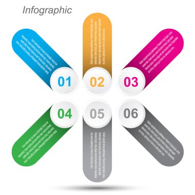 Bilgi-grafik tasarım şablonu.