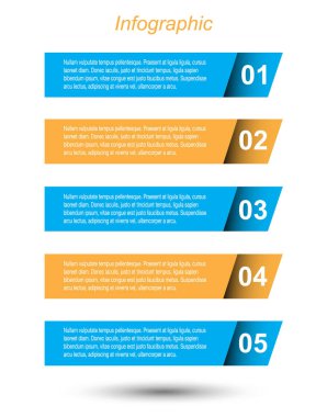 Bilgi grafiği şablon tasarımı.