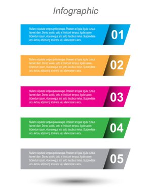 Bilgi grafiği şablon tasarımı.