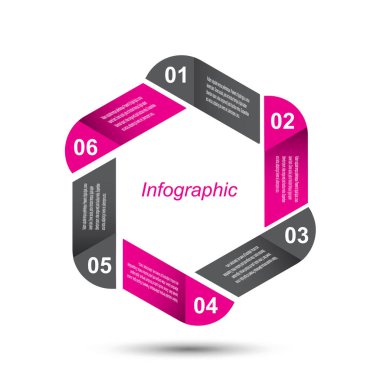 Bilgi-grafik tasarım şablonu.