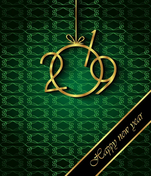 2019 mutlu yeni yıl arka plan.