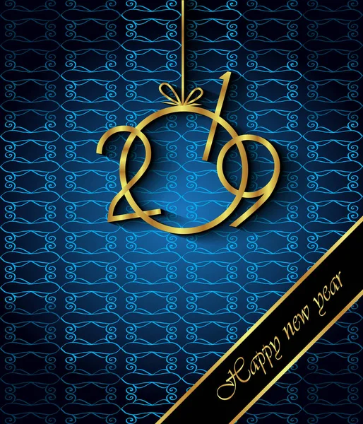 2019 mutlu yeni yıl arka plan.