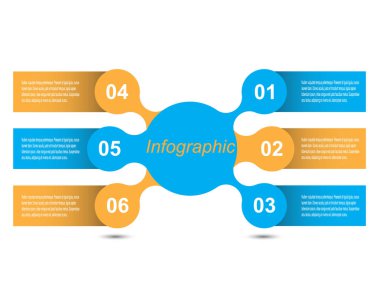 Bilgi-grafik tasarım şablonu.