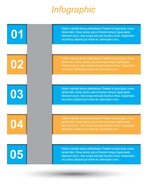 Bilgi grafiği şablon tasarımı.