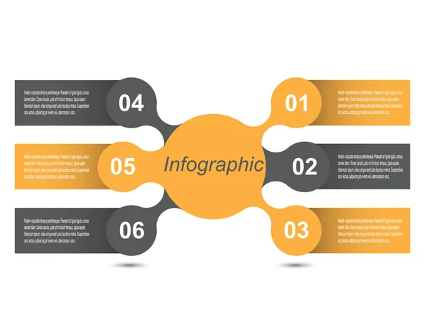 Bilgi Grafik Tasarım Şablonu — Stok Vektör