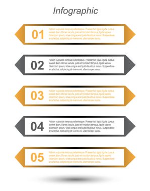 Bilgi grafiği şablon tasarımı.