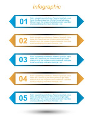 Bilgi grafiği şablon tasarımı.