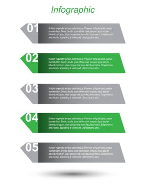 Bilgi grafiği şablon tasarımı.