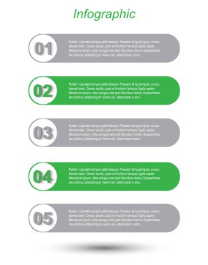 Bilgi grafiği şablon tasarımı.