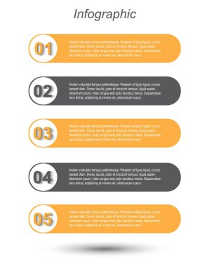 Bilgi grafiği şablon tasarımı.